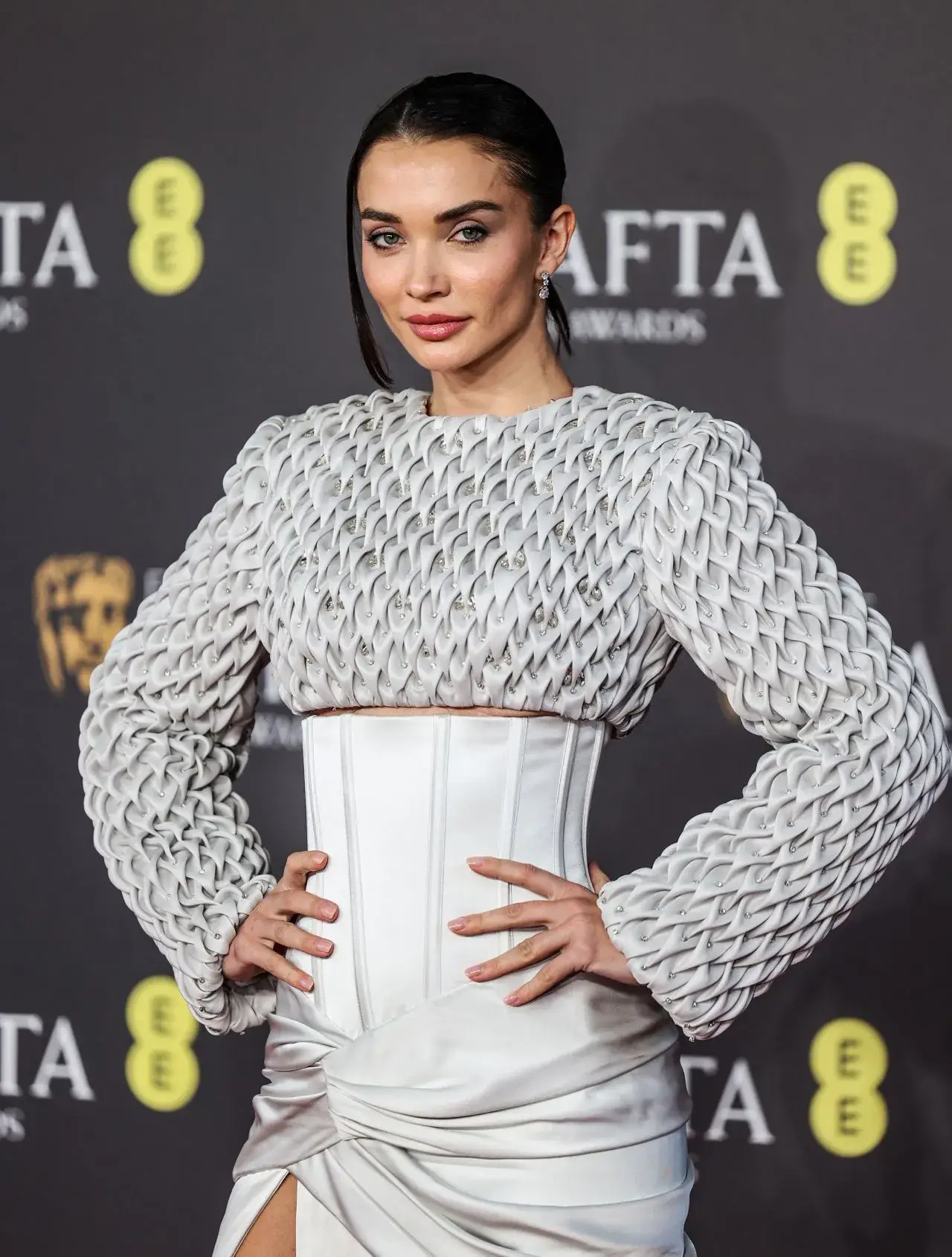 AMY JACKSON IMAGES AT 2024 EE BAFTA FILM AWARDS IN LONDON